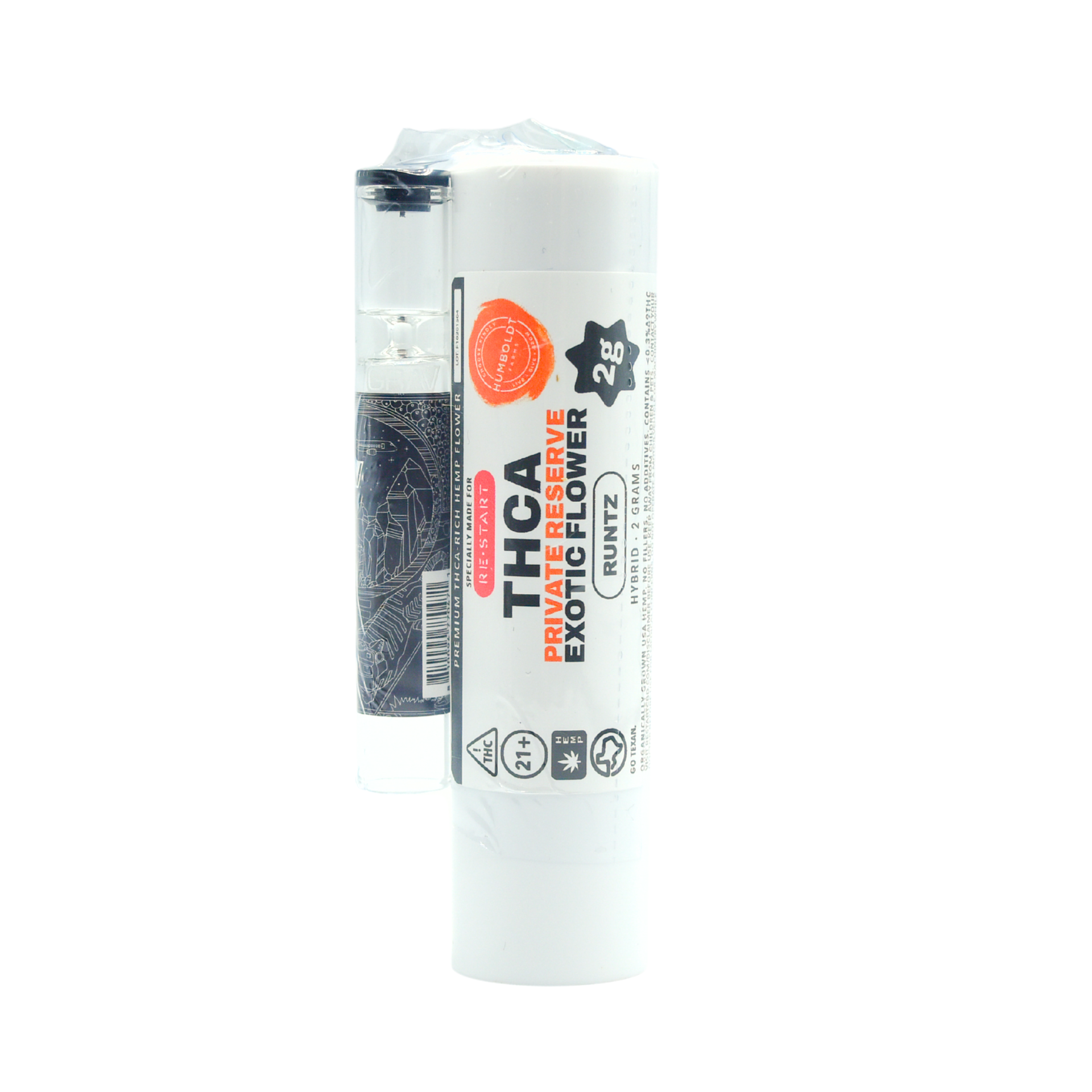 THCA Flower Shake 2G + Free GRAV Taster / (H) Forbidden Z 24.83% THCA